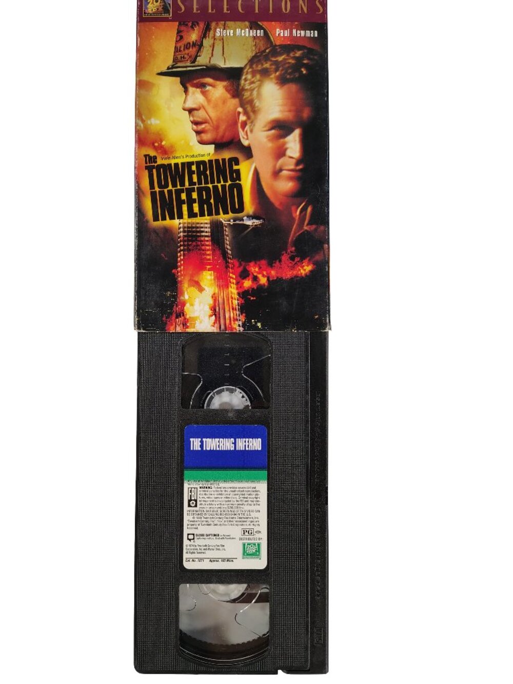 (1974) The Towering Inferno Rated PG Action/Drama VHS Cassette Tape